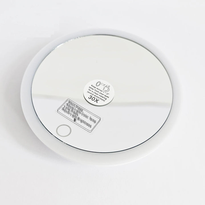 Rechargeable 6-Inch LED Vanity Mirror – Magnifying Power