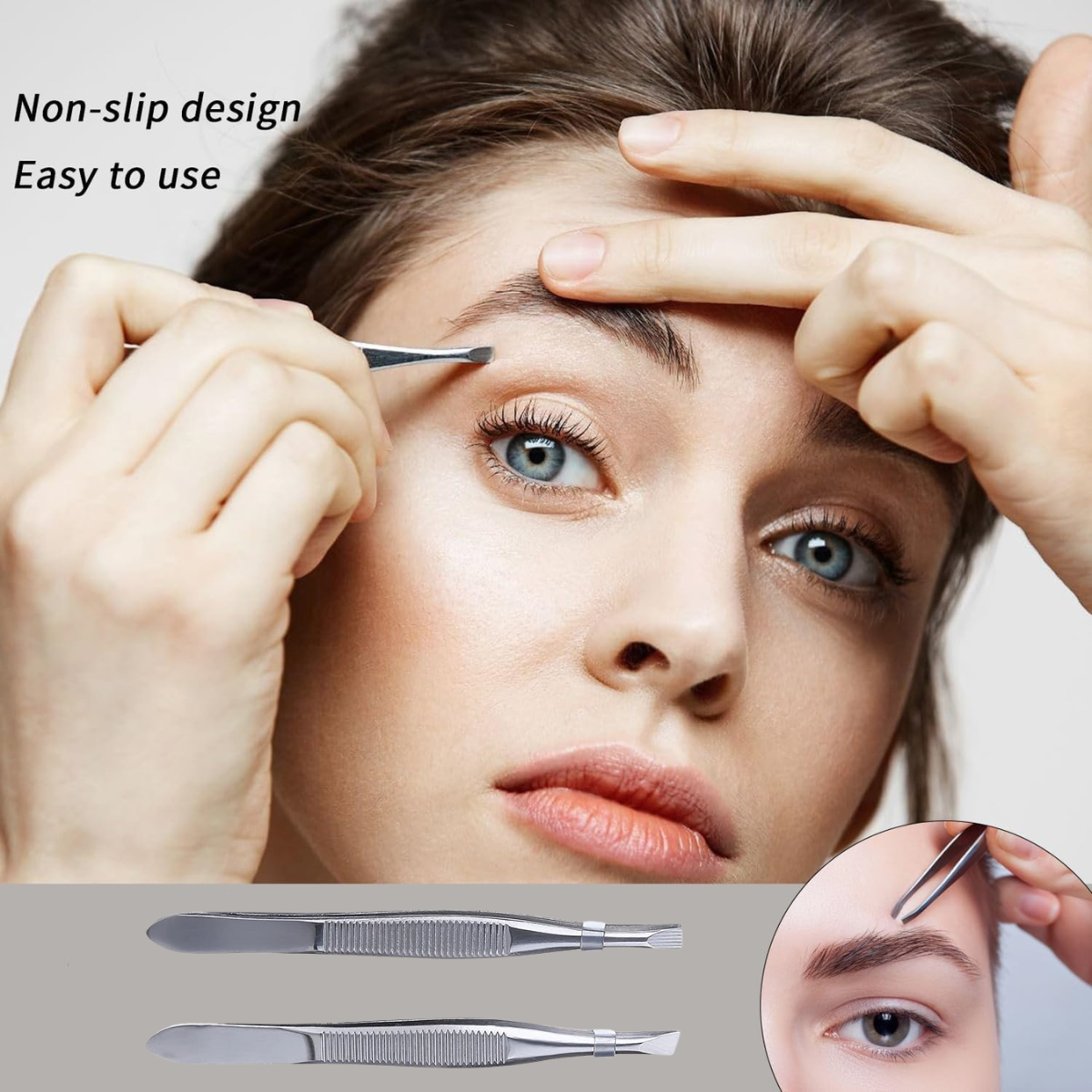 Professional Stainless Steel Tweezers for Men and Women