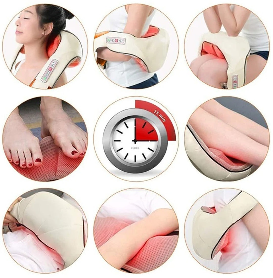 Kneading Massage Shawl – Neck Shoulder and Waist Massager