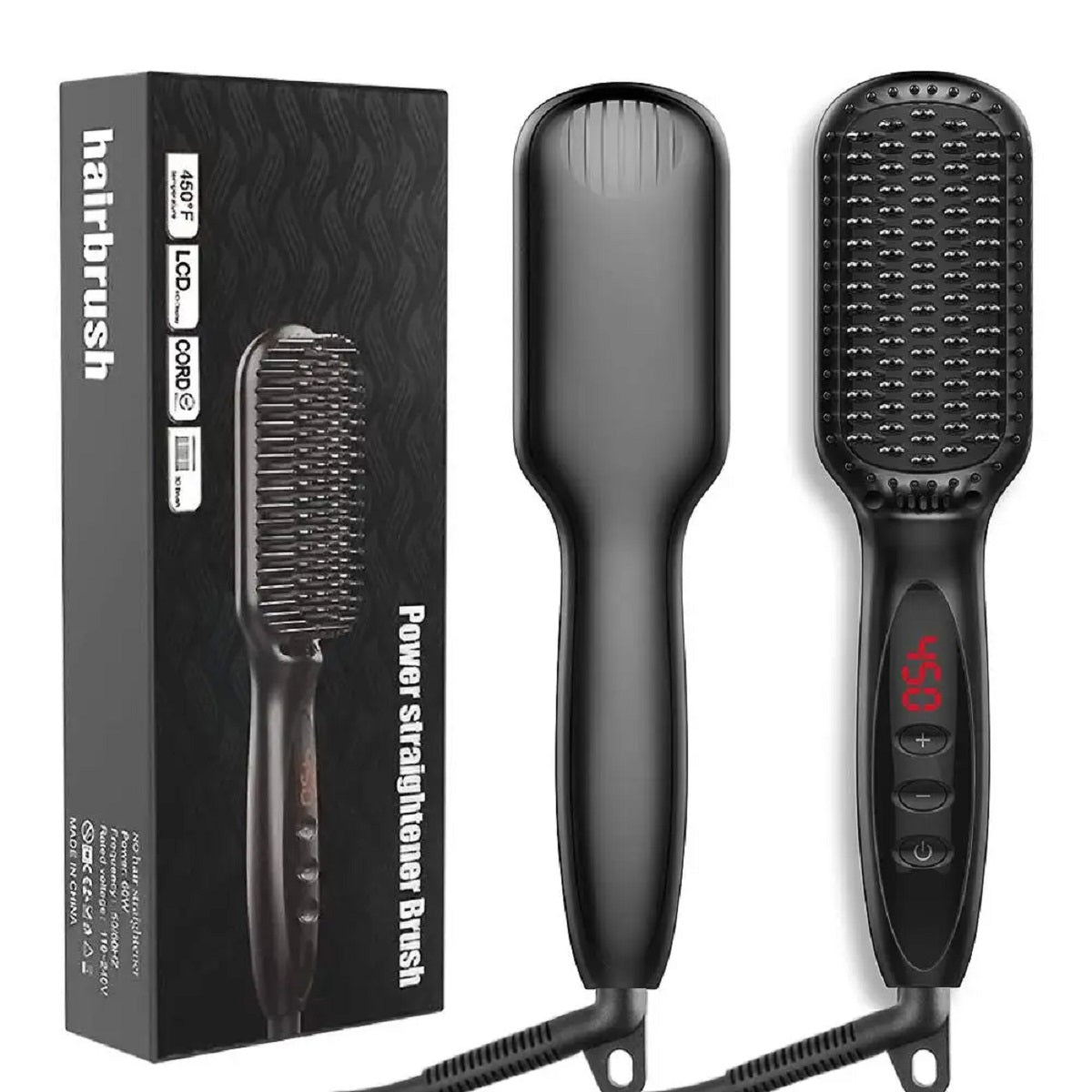 Heating Comb Hair Straightener Bread Brush