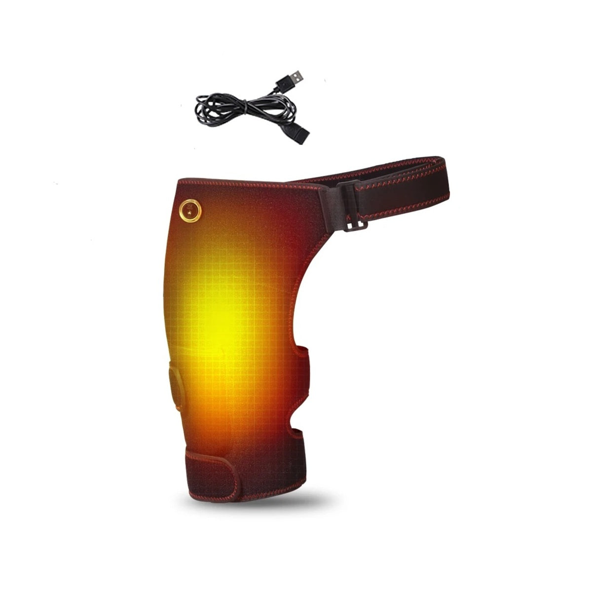 Heated Hip Support Brace – Electric Heat And Massage Pad