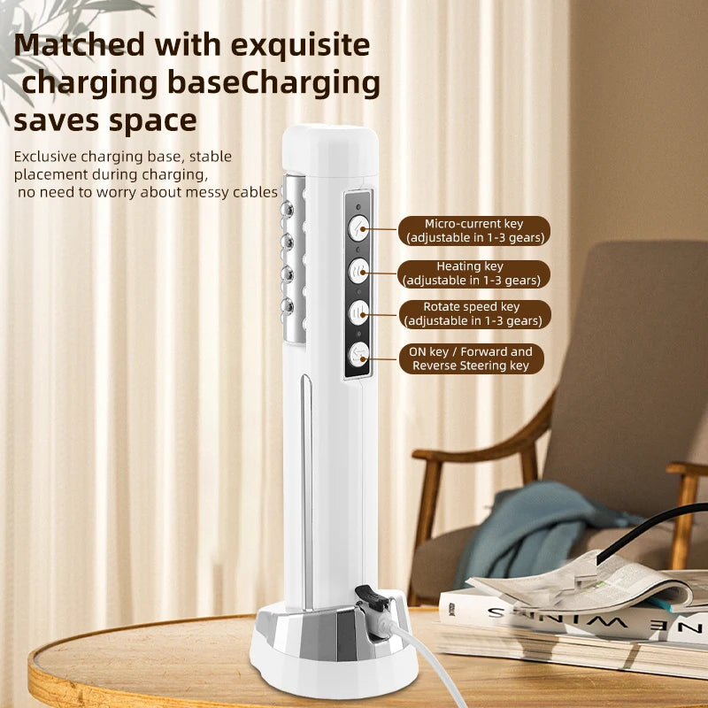 Heated Facial Roller – 360° EMS Wrinkle Remover And Firming Massager