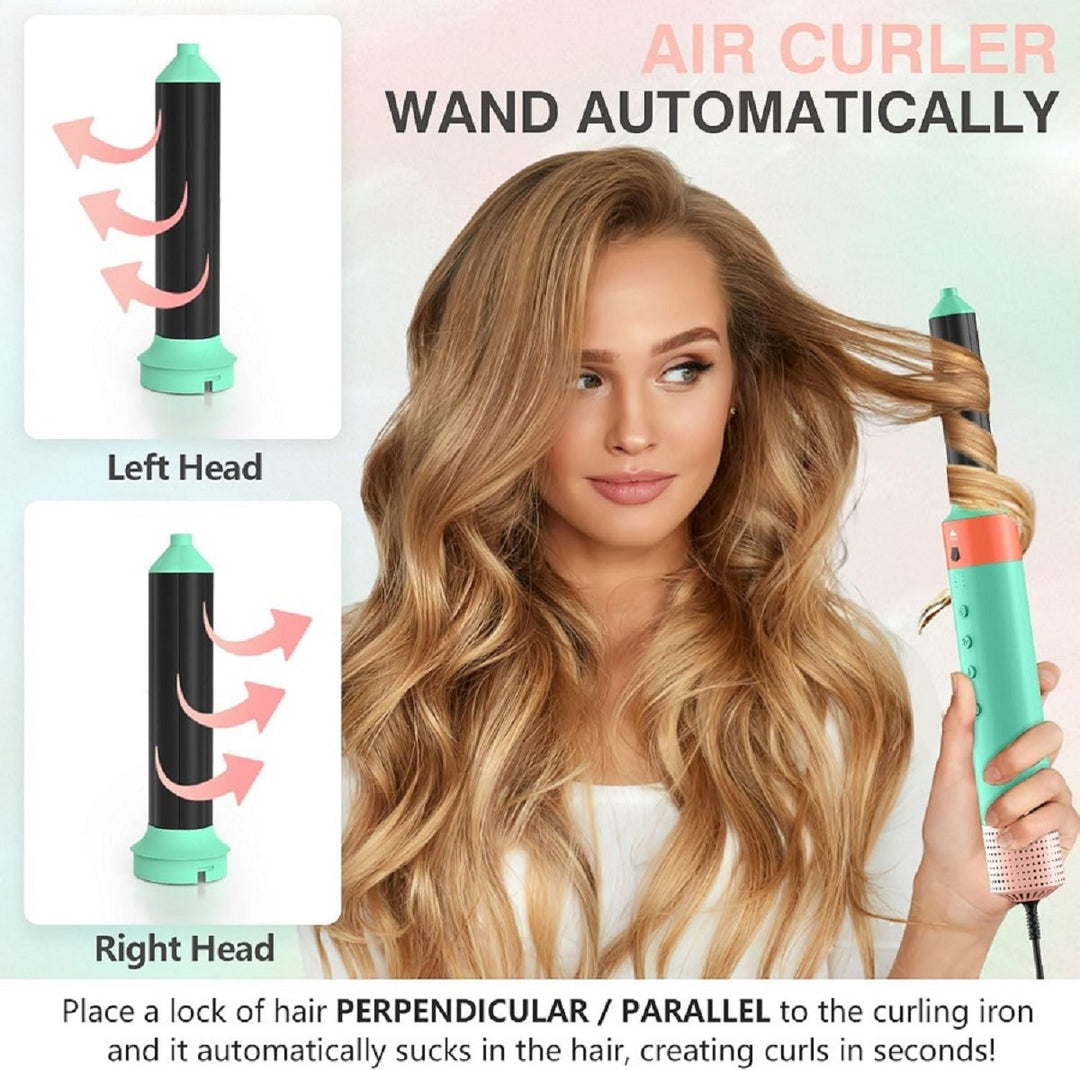 5-in-1 Hair Multi Styler – Hair Dryer with Curling Barrel and Hot Air Brush