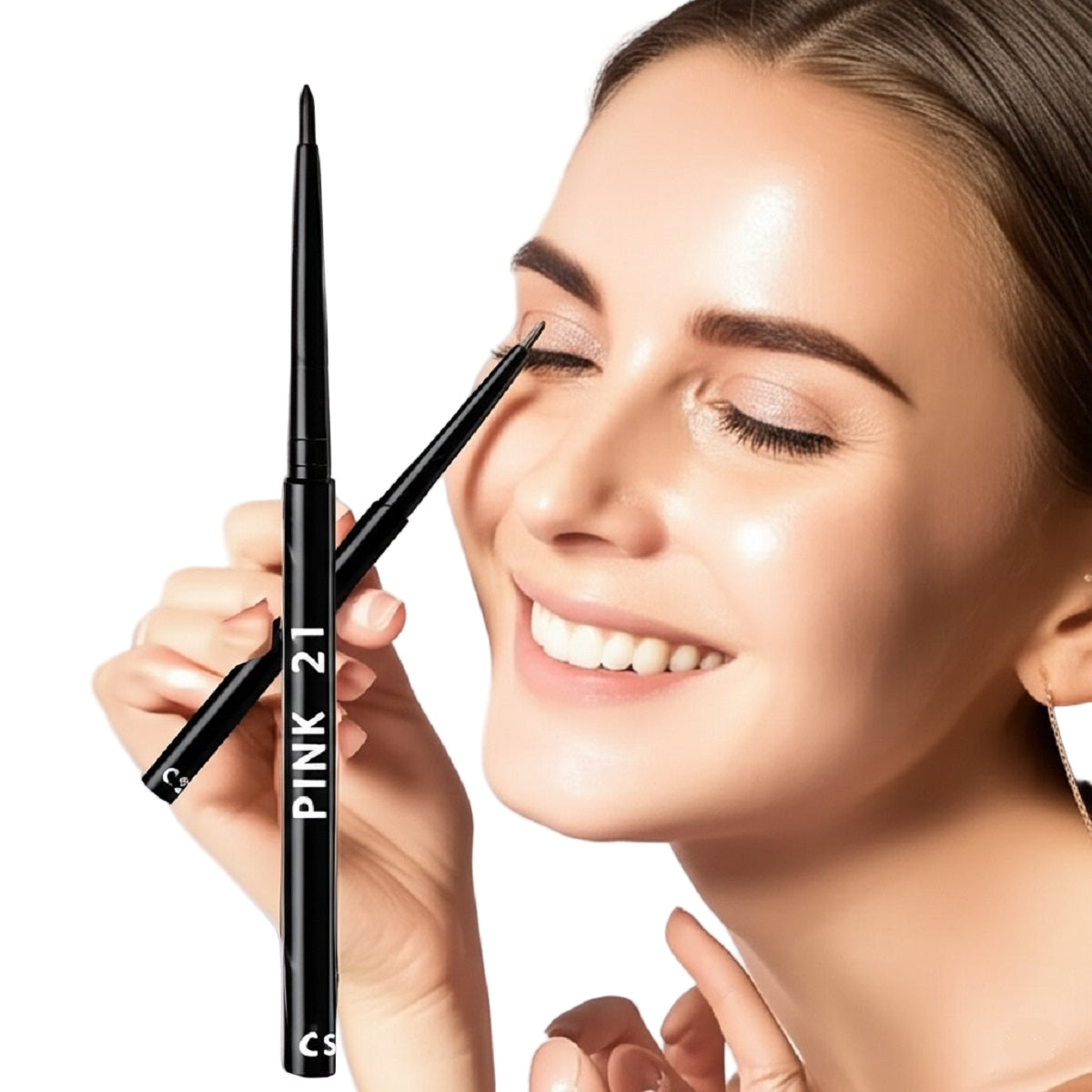 3Pcs Waterproof Eyeliner Pencils – Black Smudge-Proof and Long-Lasting