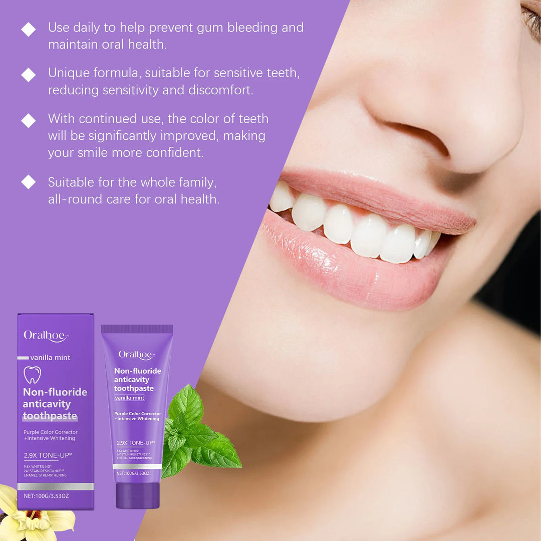 Purple Mineral Whitening Toothpaste – Stain Remover and Fresh Breath