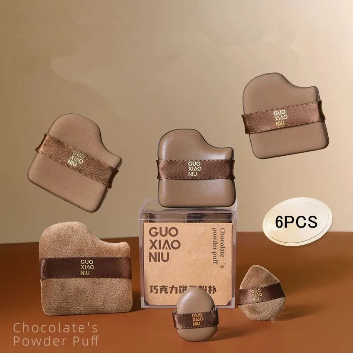 6Pcs Makeup Blender Puff – Foundation And Loose Powder Cosmetic Sponges