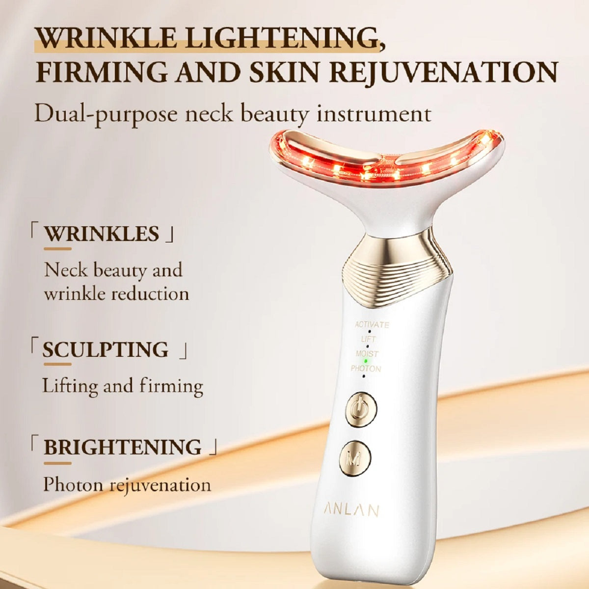 5-color Photon Facial Lifting Remove Double Chin Neck Beauty Device