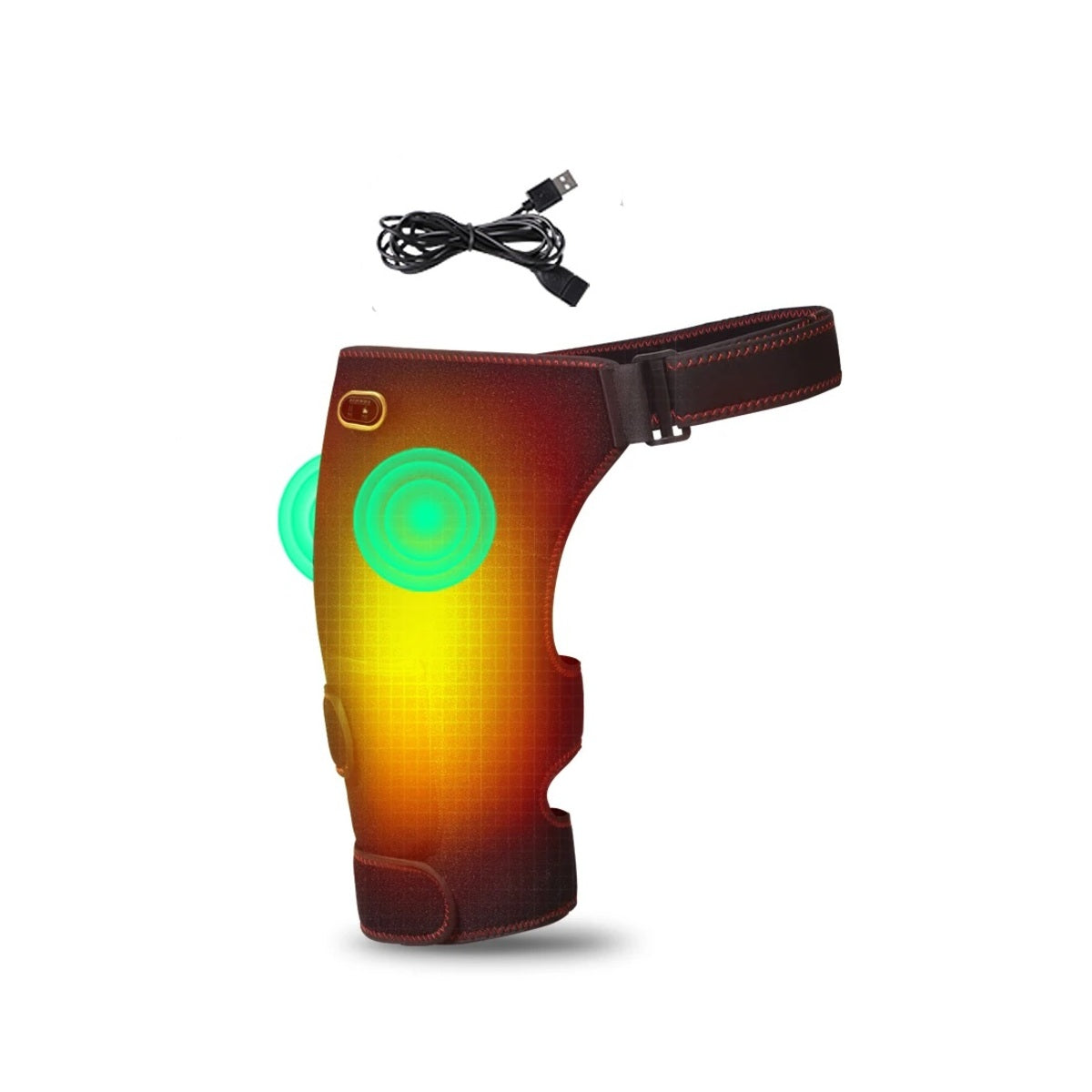 Heated Hip Support Brace – Electric Heat And Massage Pad