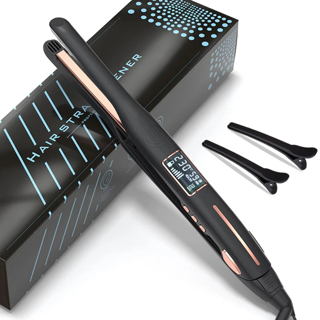 Mini Hair Straightener – Titanium Thin Plate Flat Iron for Short Hair