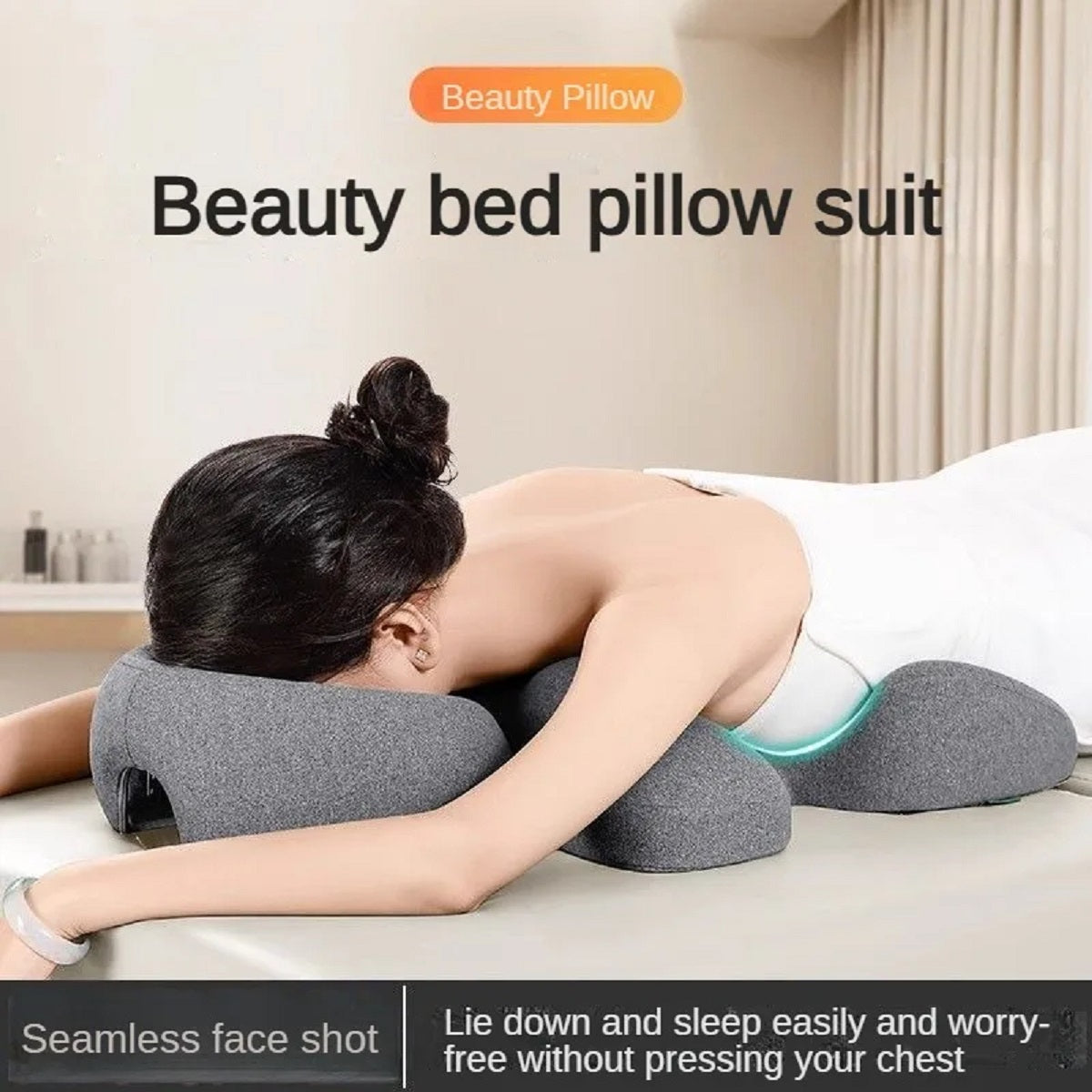 Memory Foam Massage Pillow Set for Massage SPA Beauty Salon