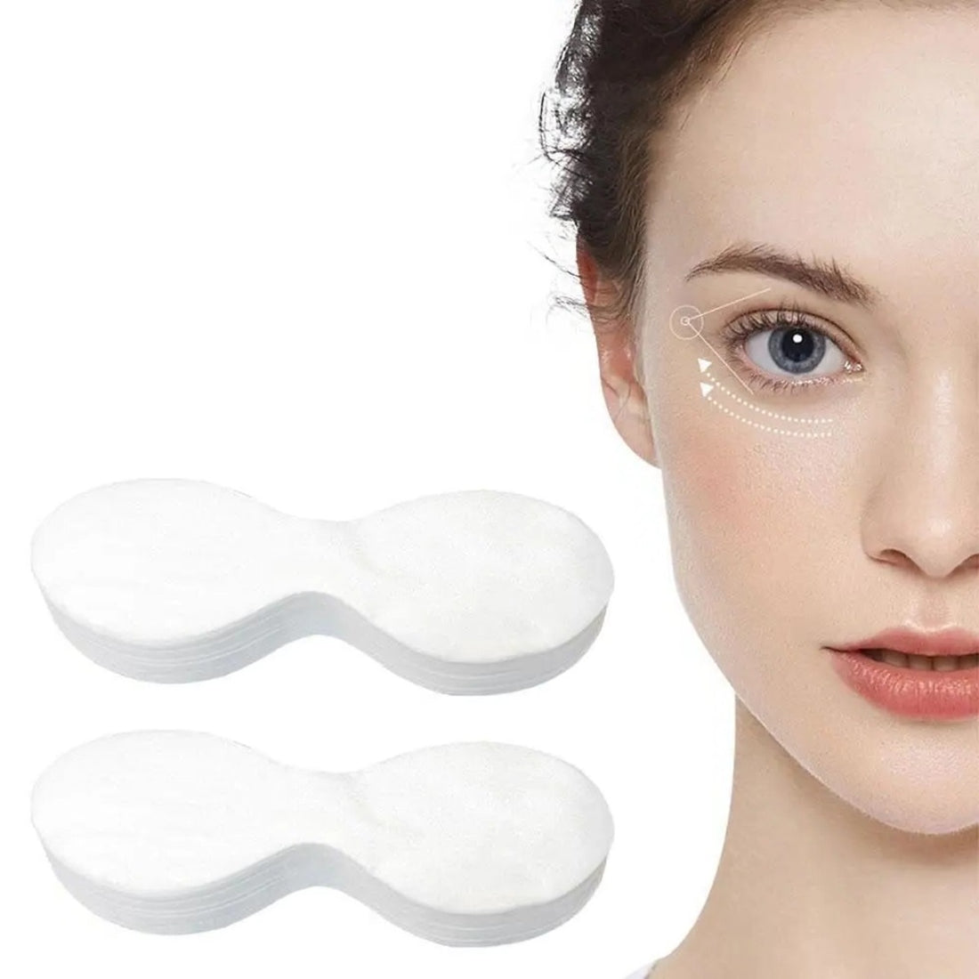 Disposable Eye Masks – Ultrathin Cotton Spa Eye Patches for Skin Care
