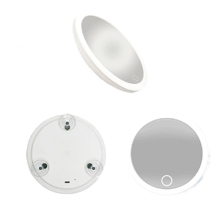 Rechargeable 6-Inch LED Vanity Mirror – Magnifying Power