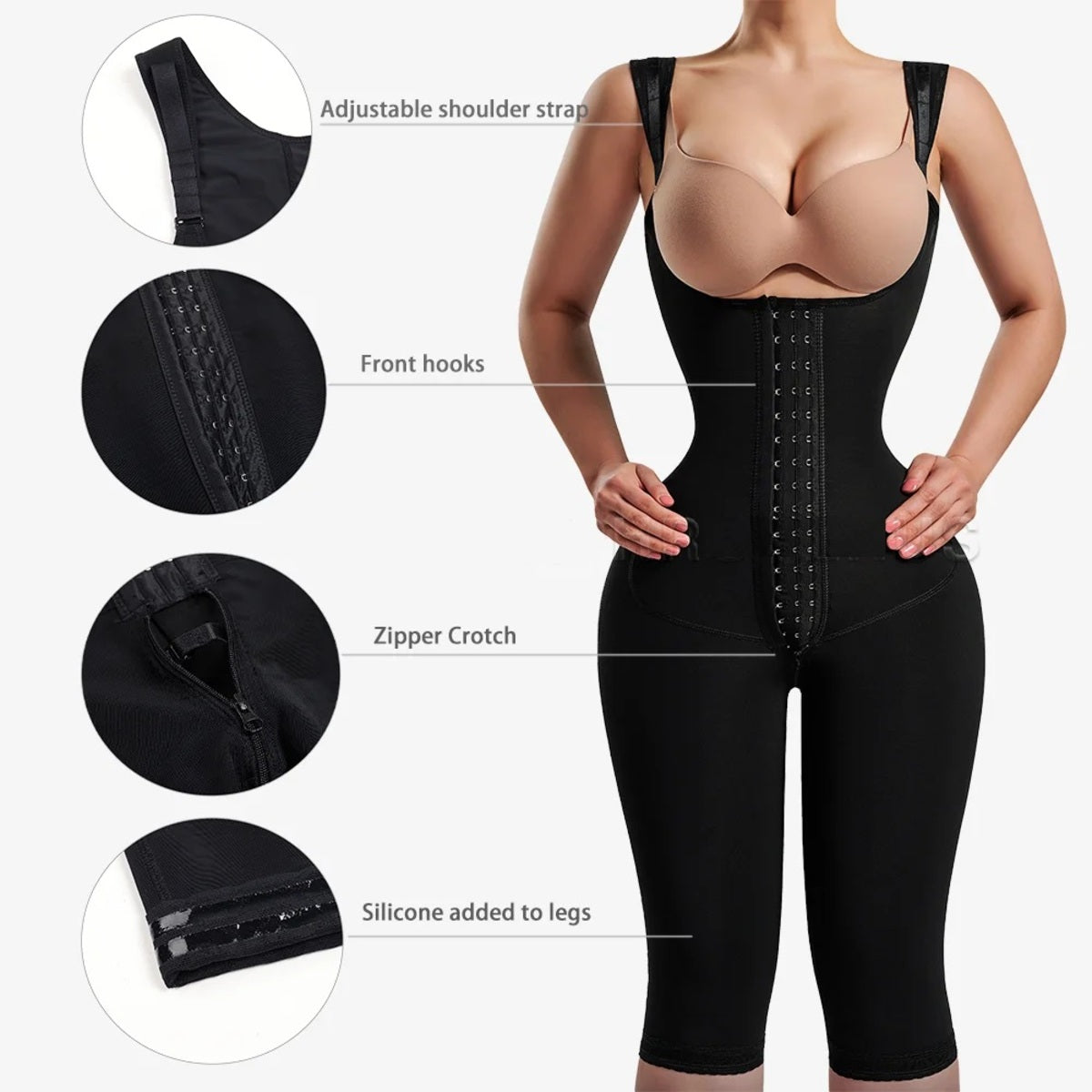 Full Body Shapewear – Postpartum Waist Trainer And Tummy Control Bodysuit