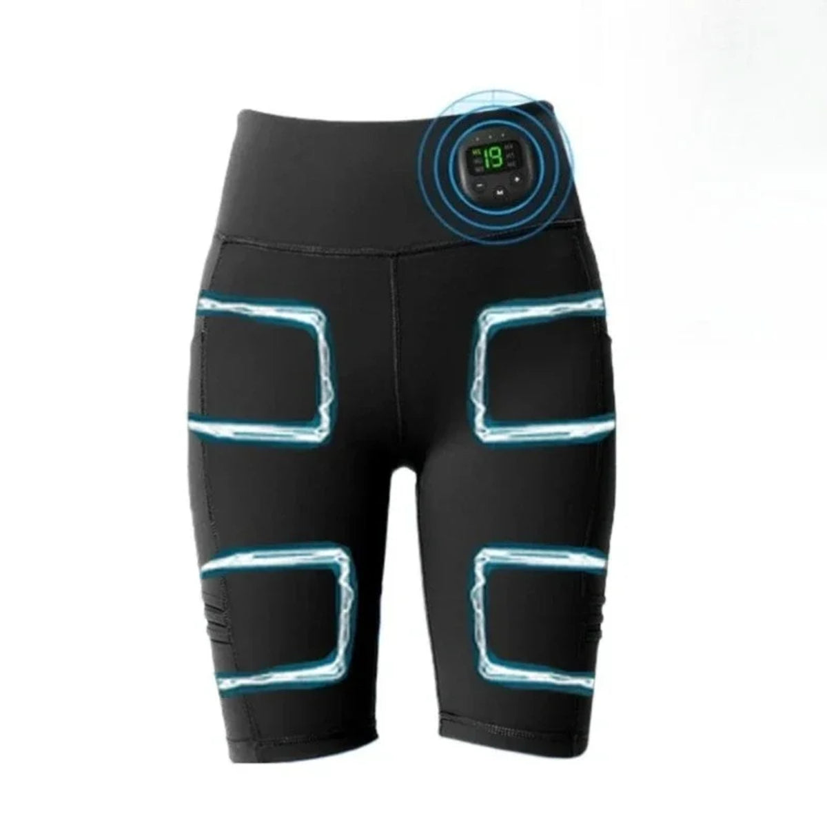 EMS Yoga Shorts – High Waist Muscle Stimulator