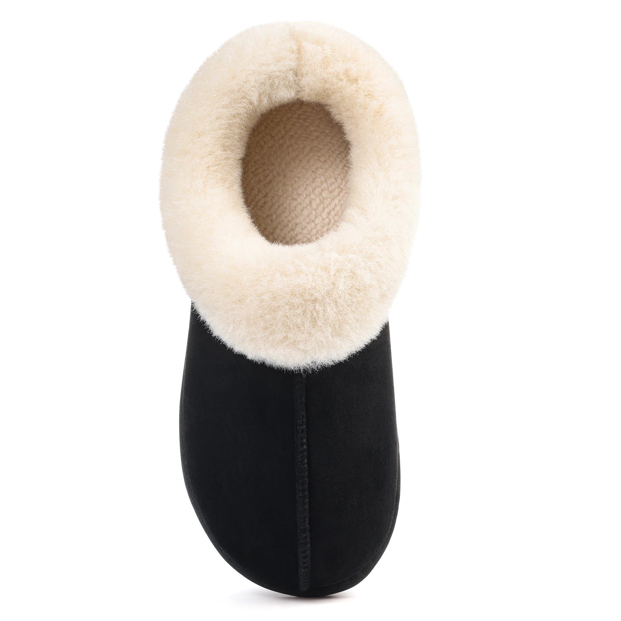 Fuzzy Winter Slippers – Plush Fur Slides for Indoor & Outdoor