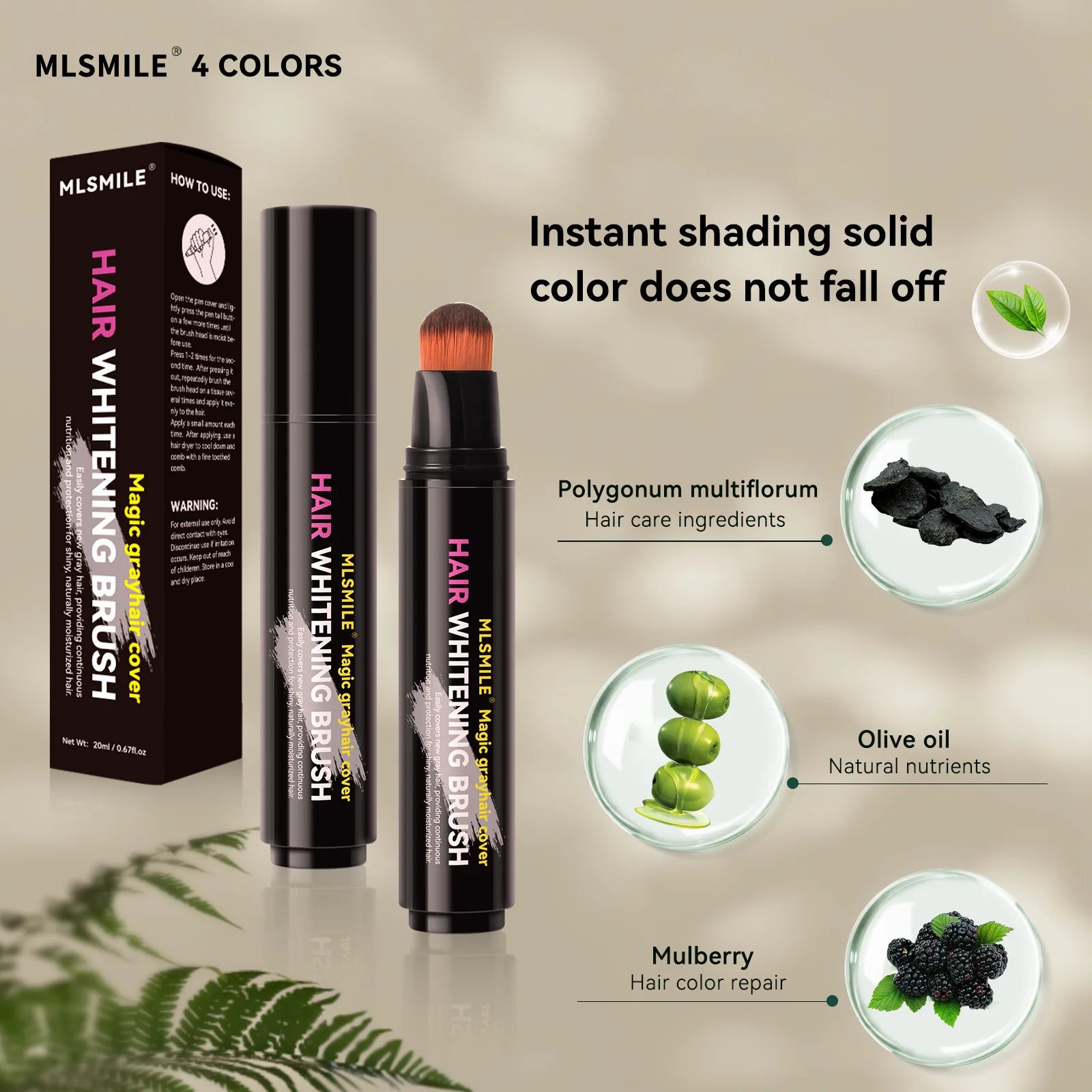 Hair Dye Pen – Hair Root Touch-Up Stick for Black And Brown Hair
