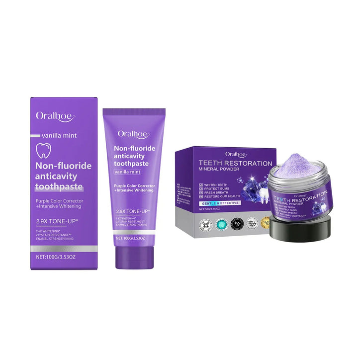 Purple Mineral Whitening Toothpaste – Stain Remover and Fresh Breath