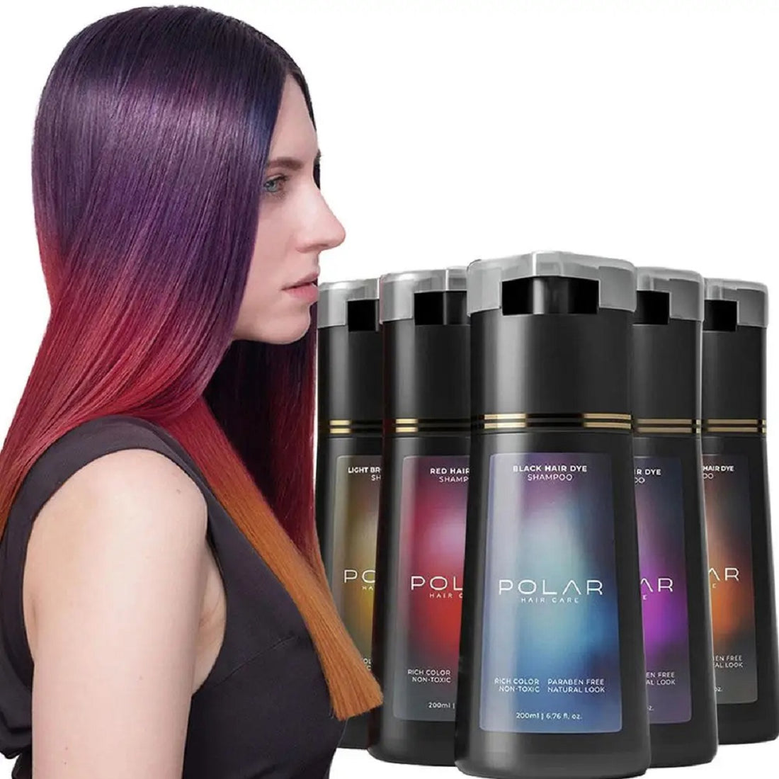 3-in-1 Hair Dye Shampoo – Natural Black Hair Colour
