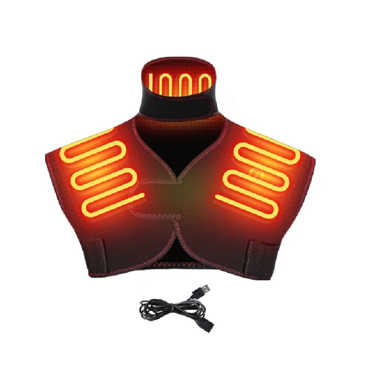 Electric Heating Pad – 3-Level USB Neck and Shoulder Massager
