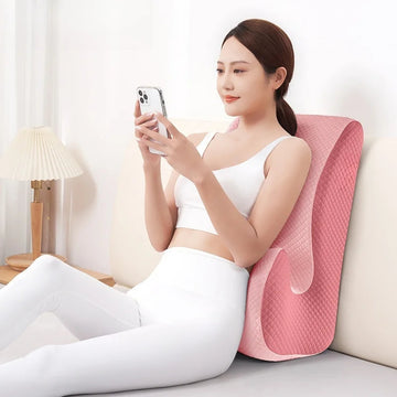 Memory Foam Bed Wedge Pillow – Back And Leg Support Cushion for Sleep Relief