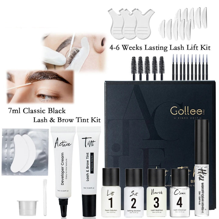 Classic Black Lash and Brow Tint Kit – Lash Lift and Perm Set