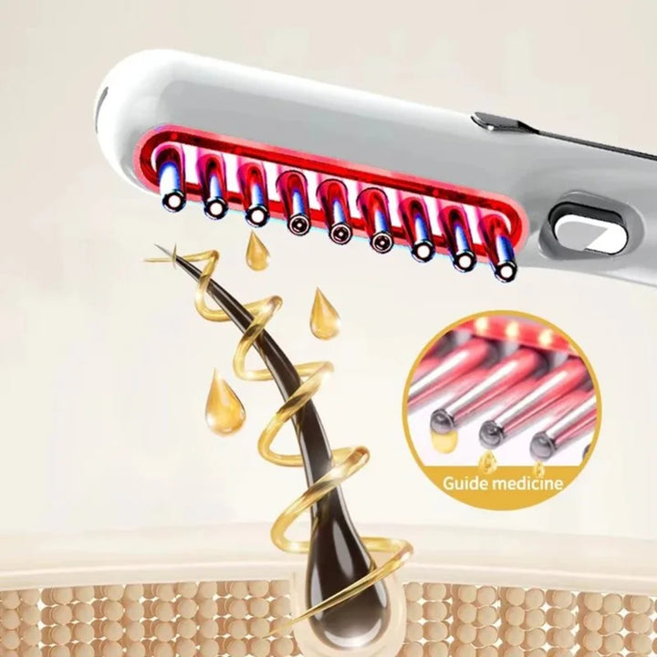 Electric LED Massage Comb – Red Light Hair Brush for Growth and Anti-Hair Loss