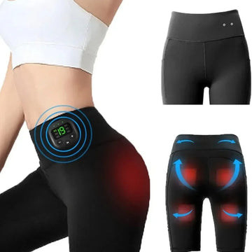 EMS Yoga Shorts – High Waist Muscle Stimulator
