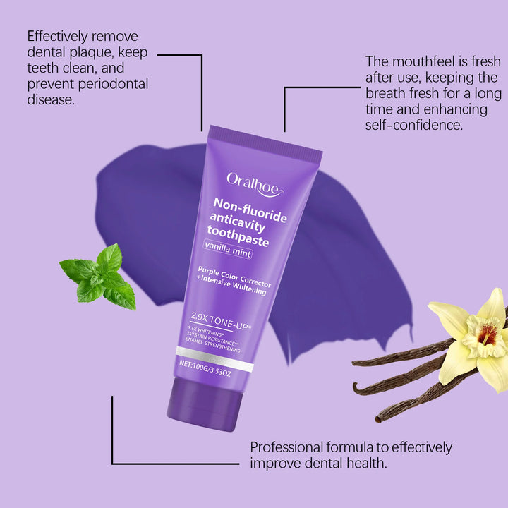 Purple Mineral Whitening Toothpaste – Stain Remover and Fresh Breath