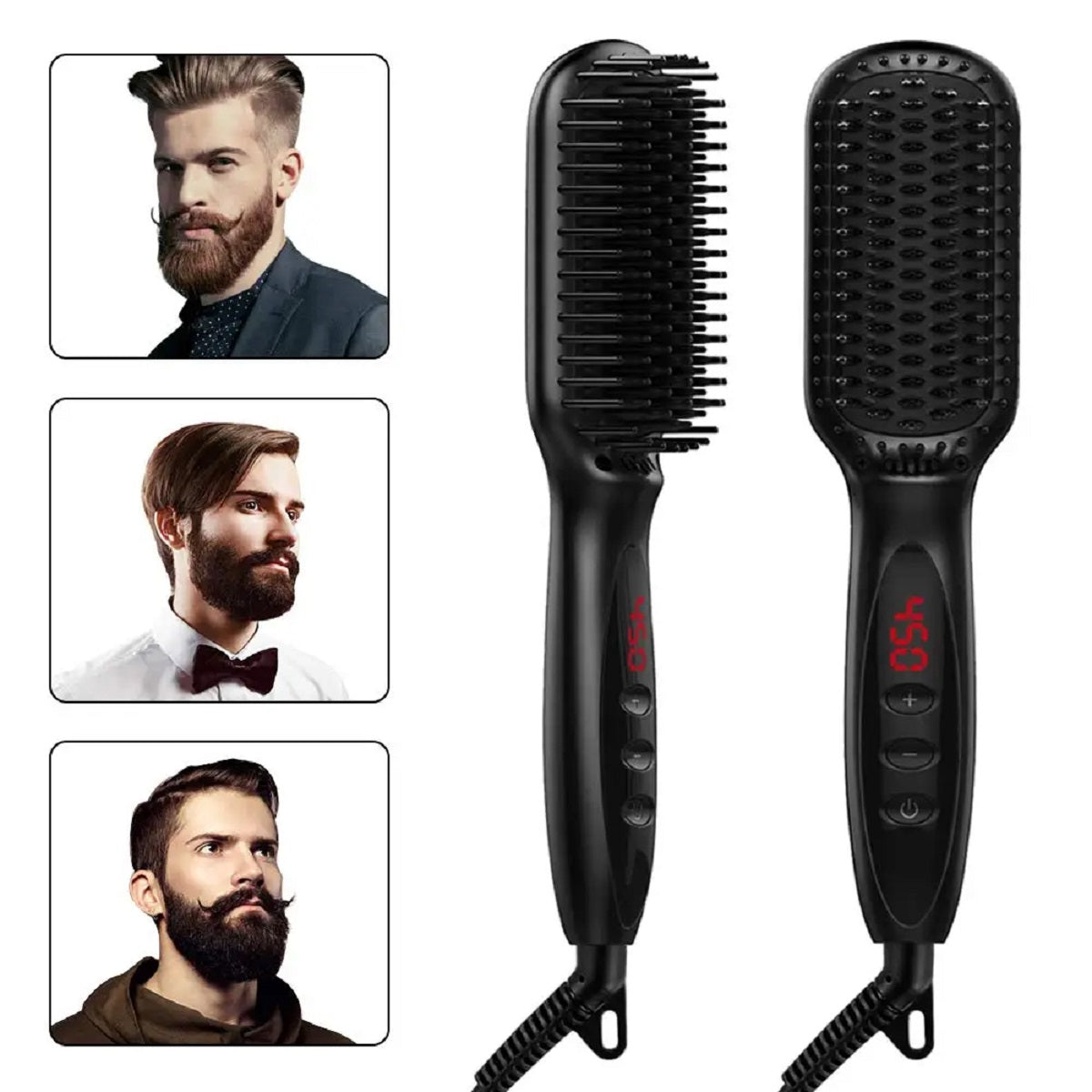 Heating Comb Hair Straightener Bread Brush