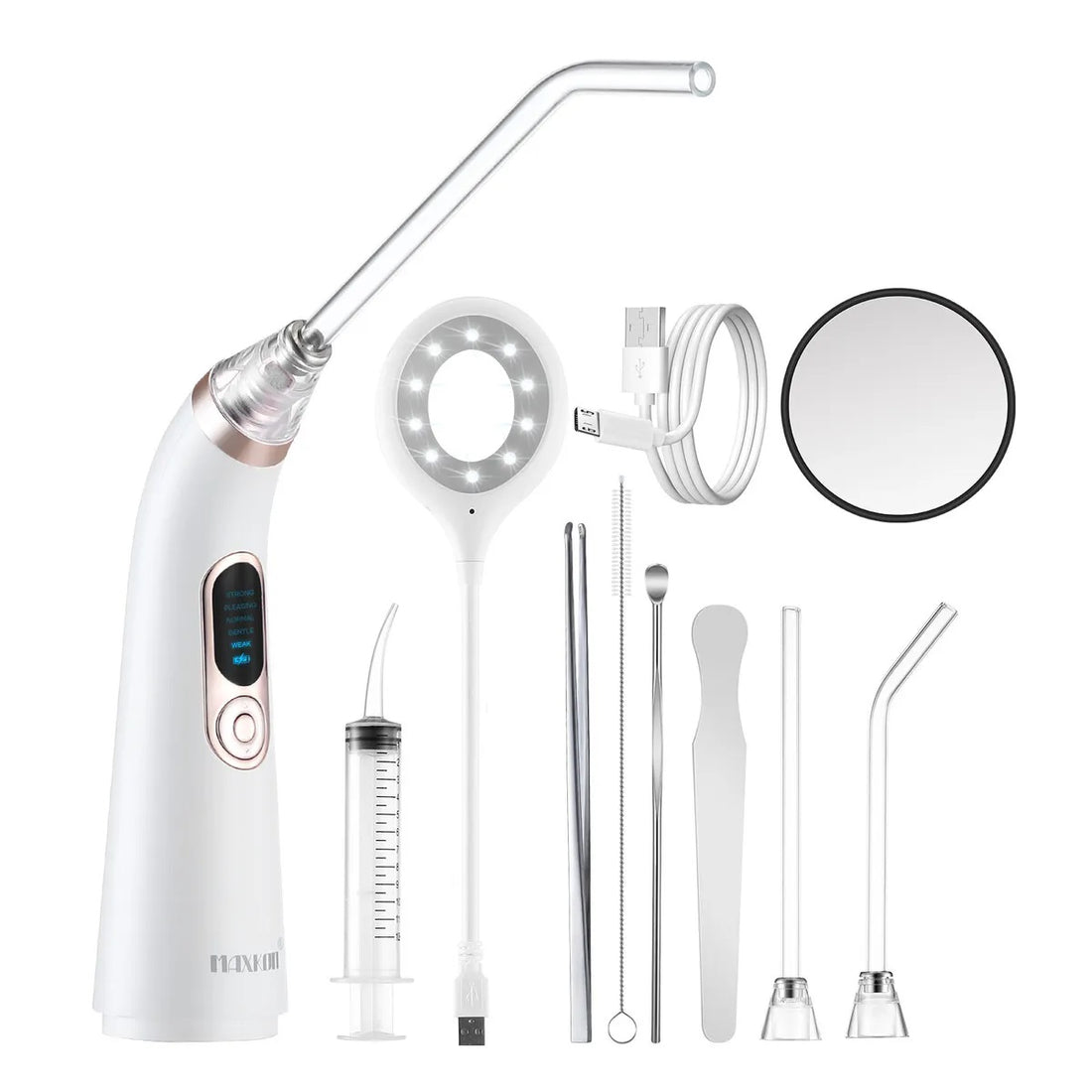 Tonsil Stone Removal Kit – 10-in-1 Mouth Vacuum with 5 Suction Modes