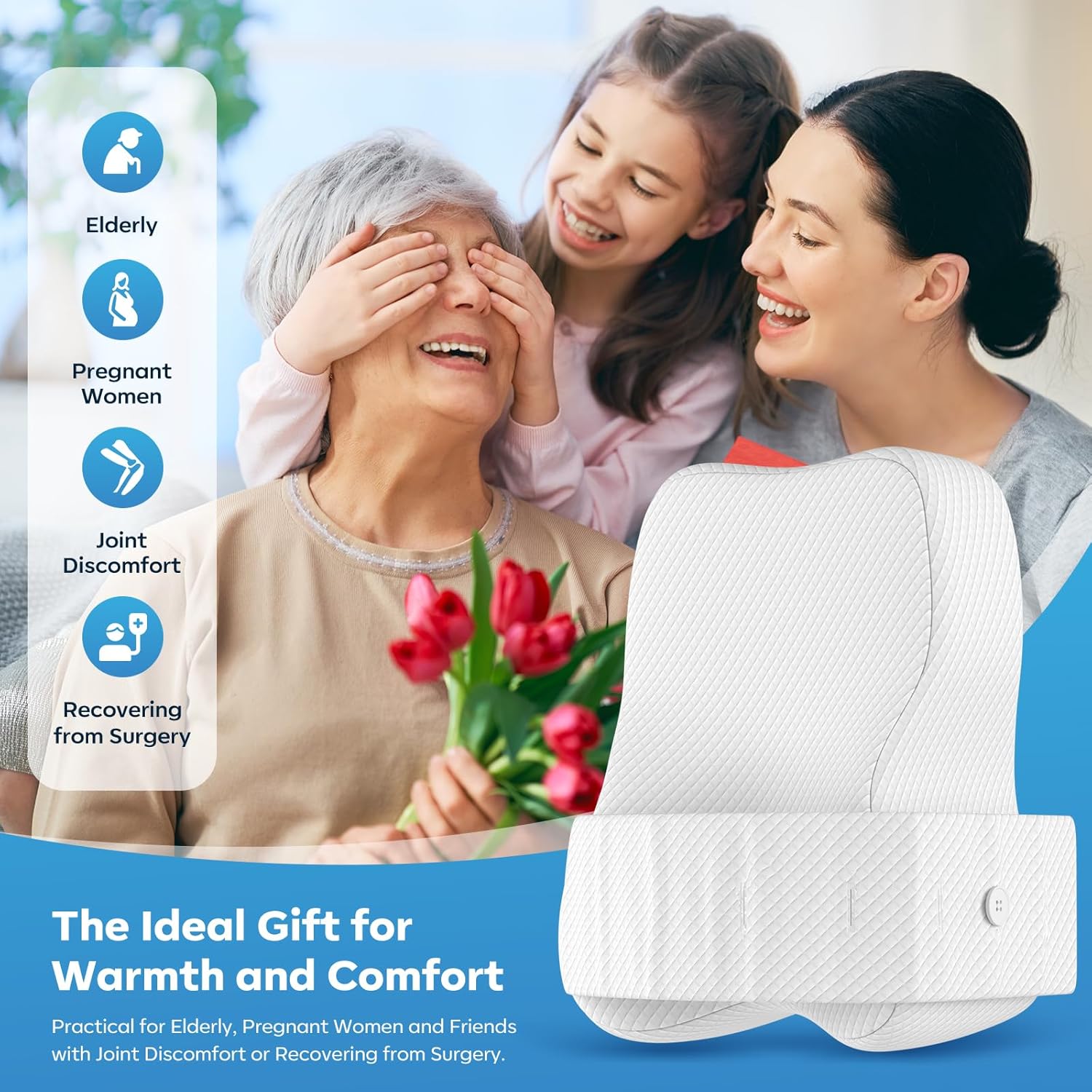 Memory Foam Knee Pillow – Orthopaedic Leg Support