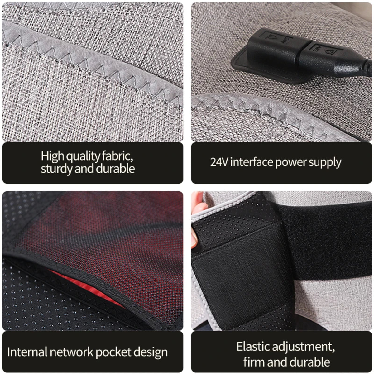Heating Belt – Red Light Vibration Back Massager