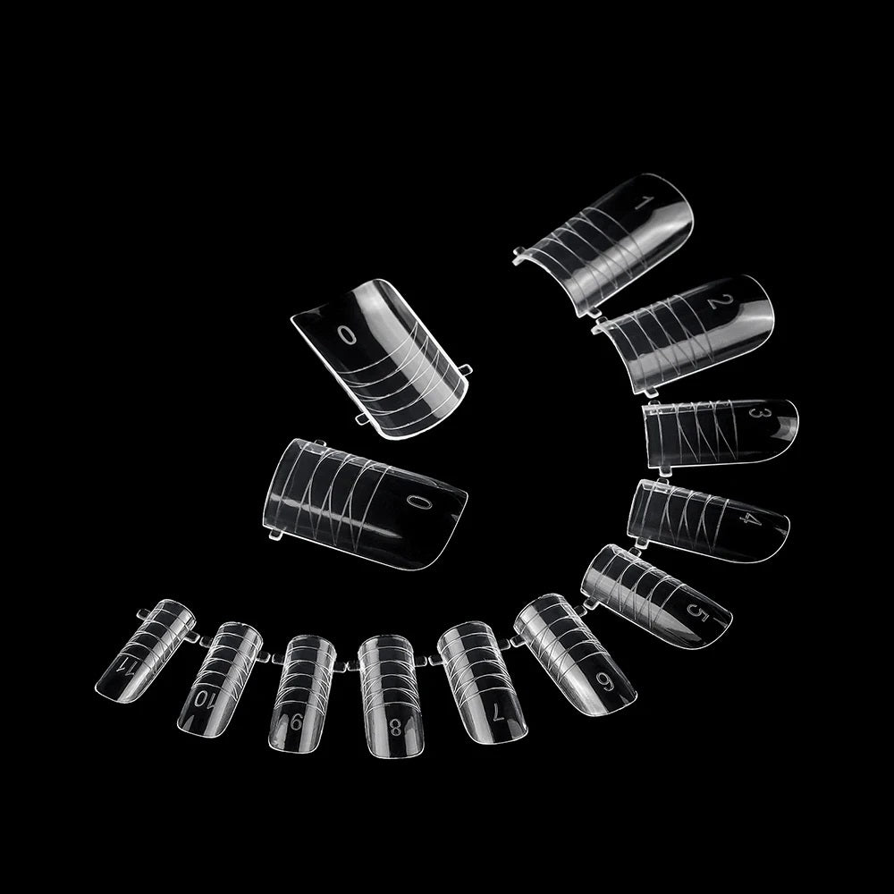 120-Pc Toe Nail Dual Forms – Full-Cover Gel Acrylic Extension Molds