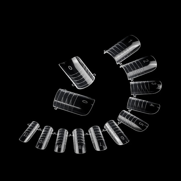 120-Pc Toe Nail Dual Forms – Full-Cover Gel Acrylic Extension Molds