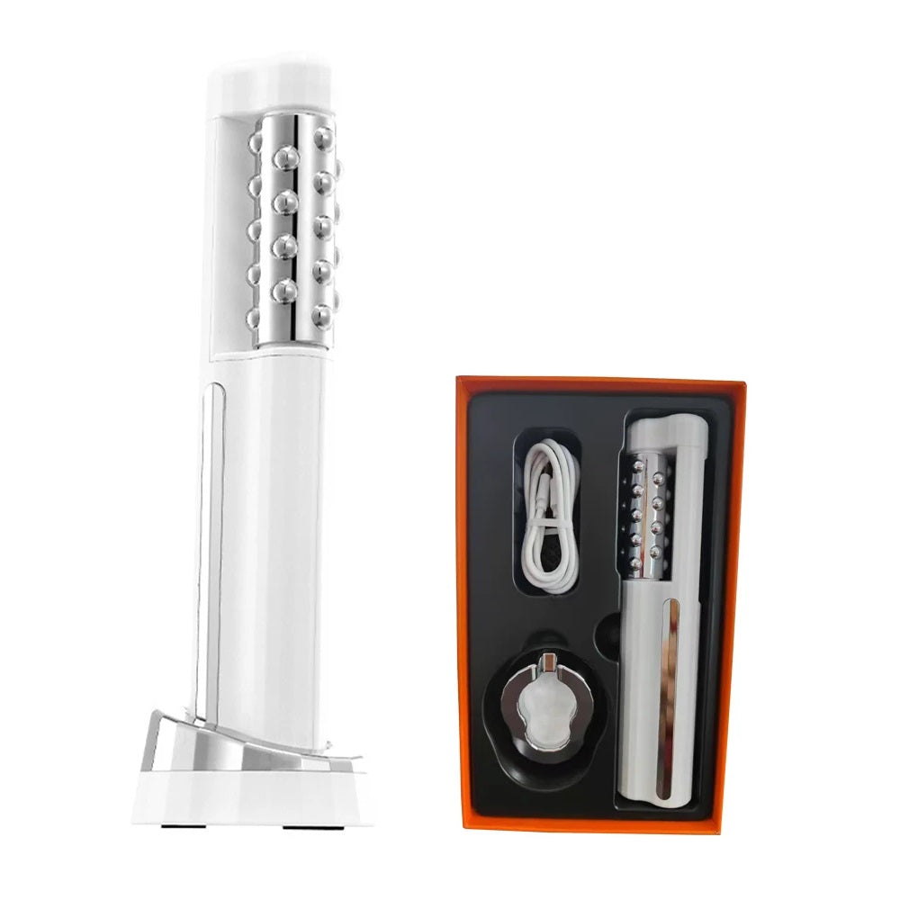 Heated Facial Roller – 360° EMS Wrinkle Remover And Firming Massager