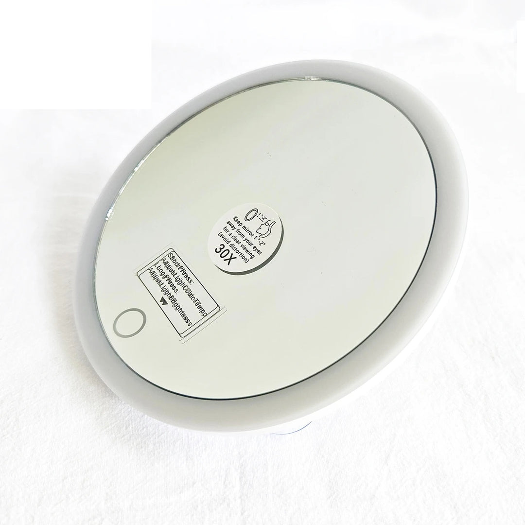 Rechargeable 6-Inch LED Vanity Mirror – Magnifying Power