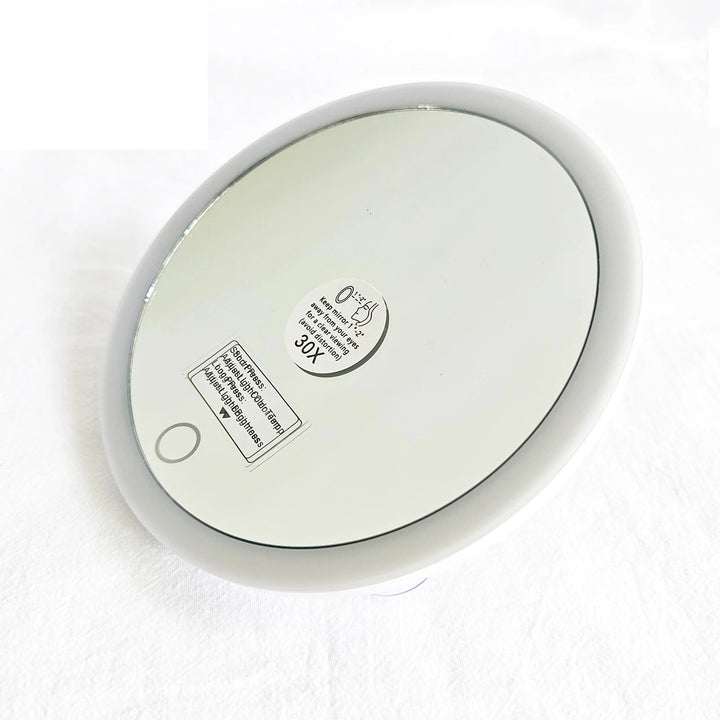 Rechargeable 6-Inch LED Vanity Mirror – Magnifying Power