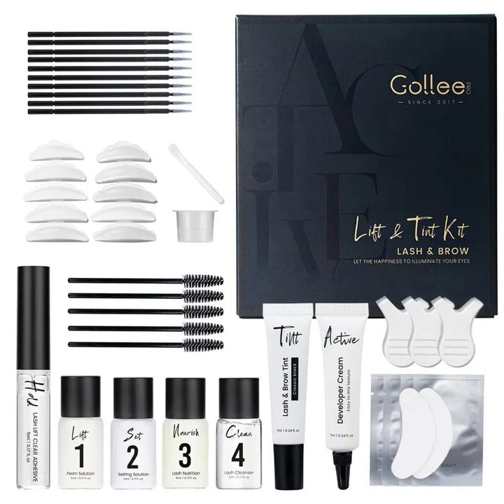 Classic Black Lash and Brow Tint Kit – Lash Lift and Perm Set