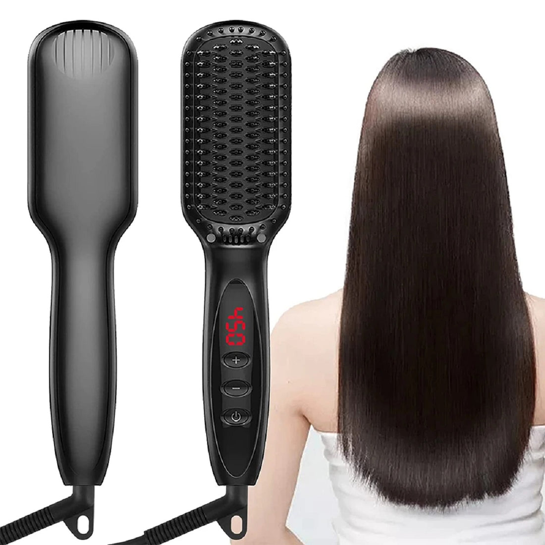 Heating Comb Hair Straightener Bread Brush