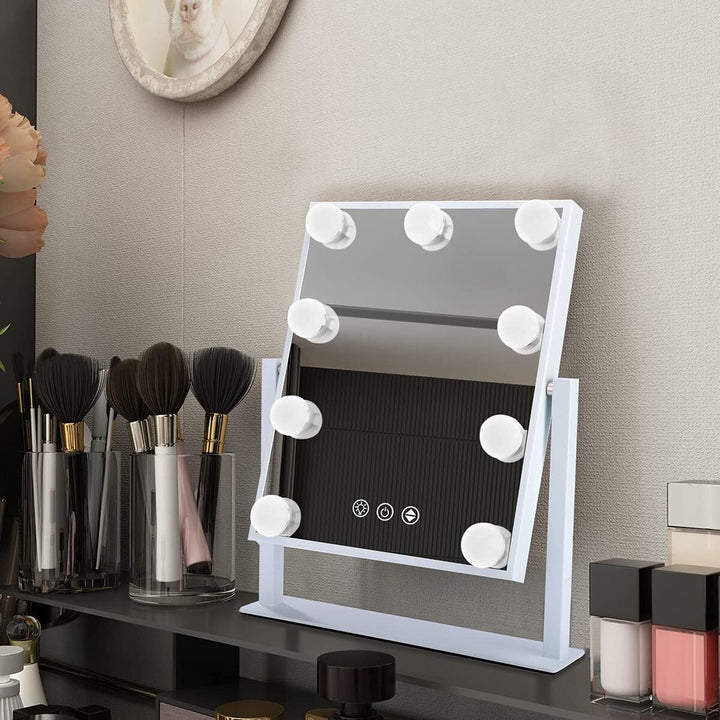 Hollywood Make-Up Mirror with Dimmable LED Bulbs