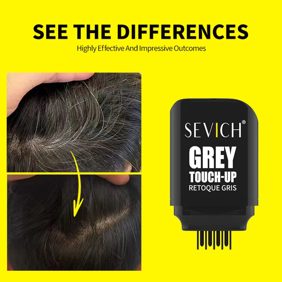 Hair Dye Stick – Temporary Waterproof Hair Colour Pen for Grey Roots