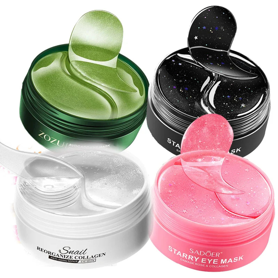240-Pc Crystal Collagen Under Eye Patches with Gold Hyaluronic Acid