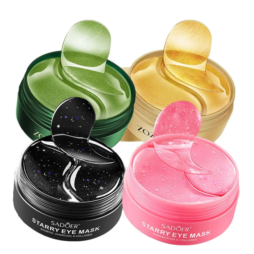 240-Pc Crystal Collagen Under Eye Patches with Gold Hyaluronic Acid