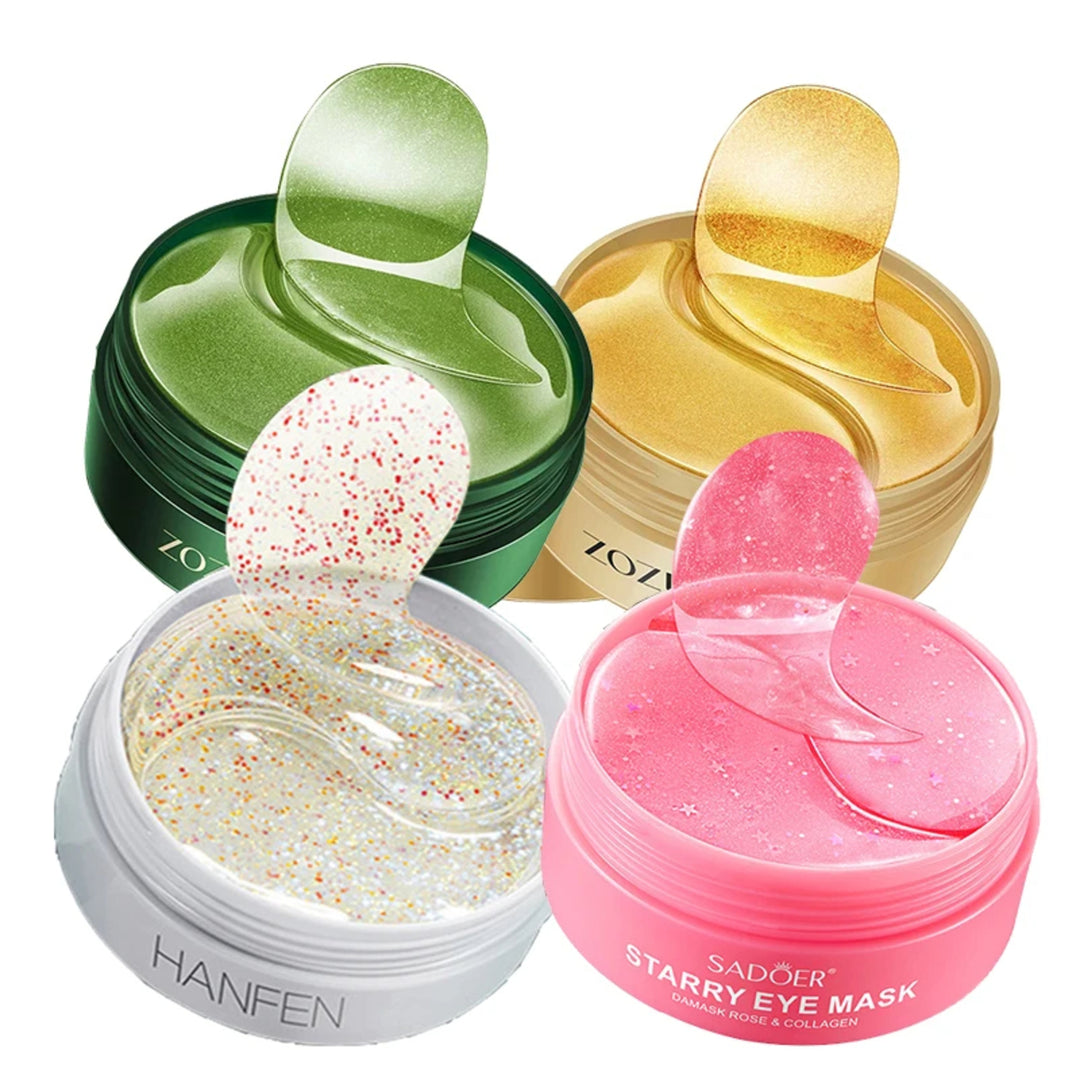 240-Pc Crystal Collagen Under Eye Patches with Gold Hyaluronic Acid