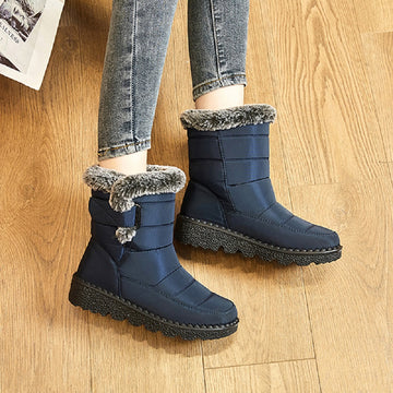 Waterproof Winter Snow Platform Ankle Boots for Women