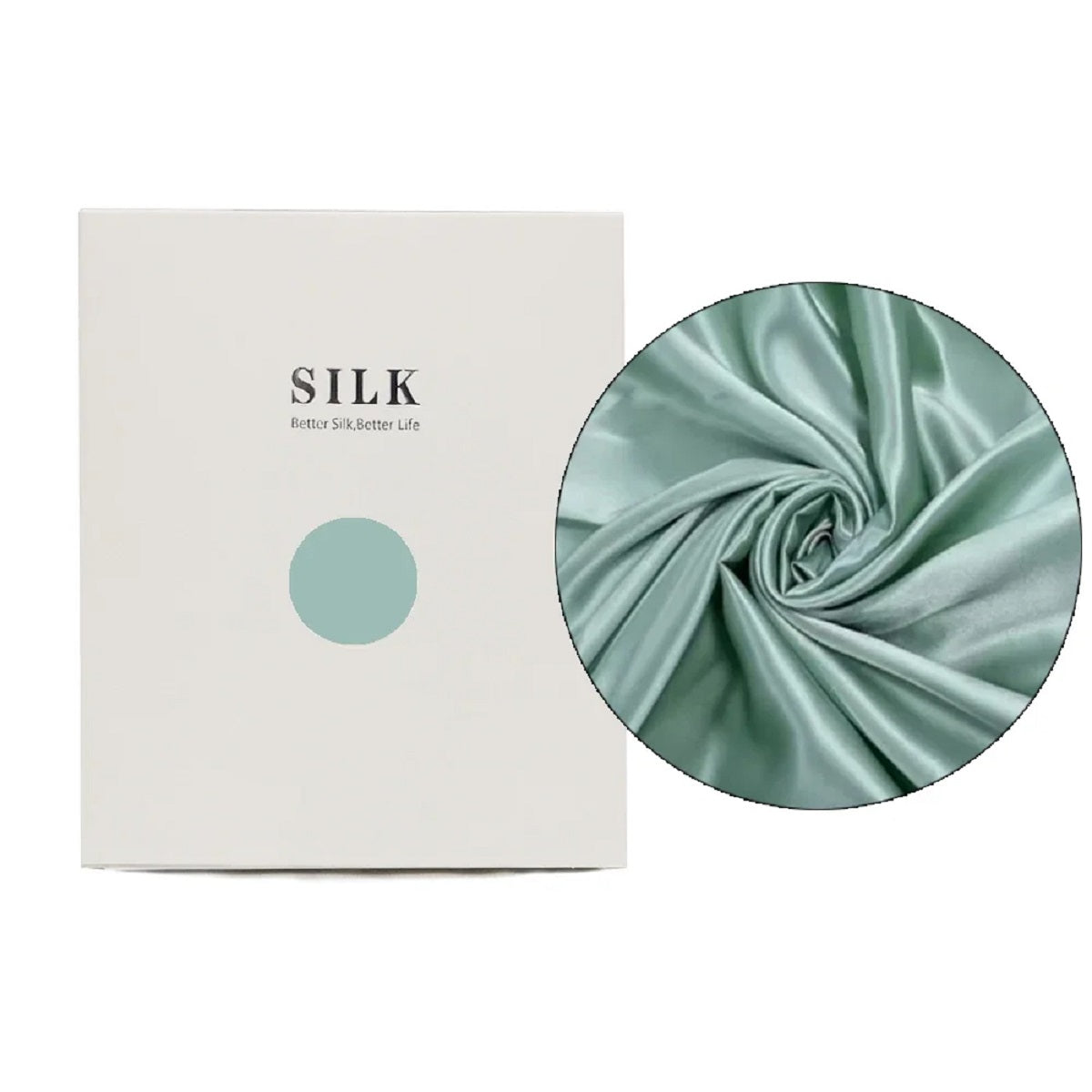 100% Mulberry Silk Pillowcase – Double-Sided Hidden Zipper Cool Touch