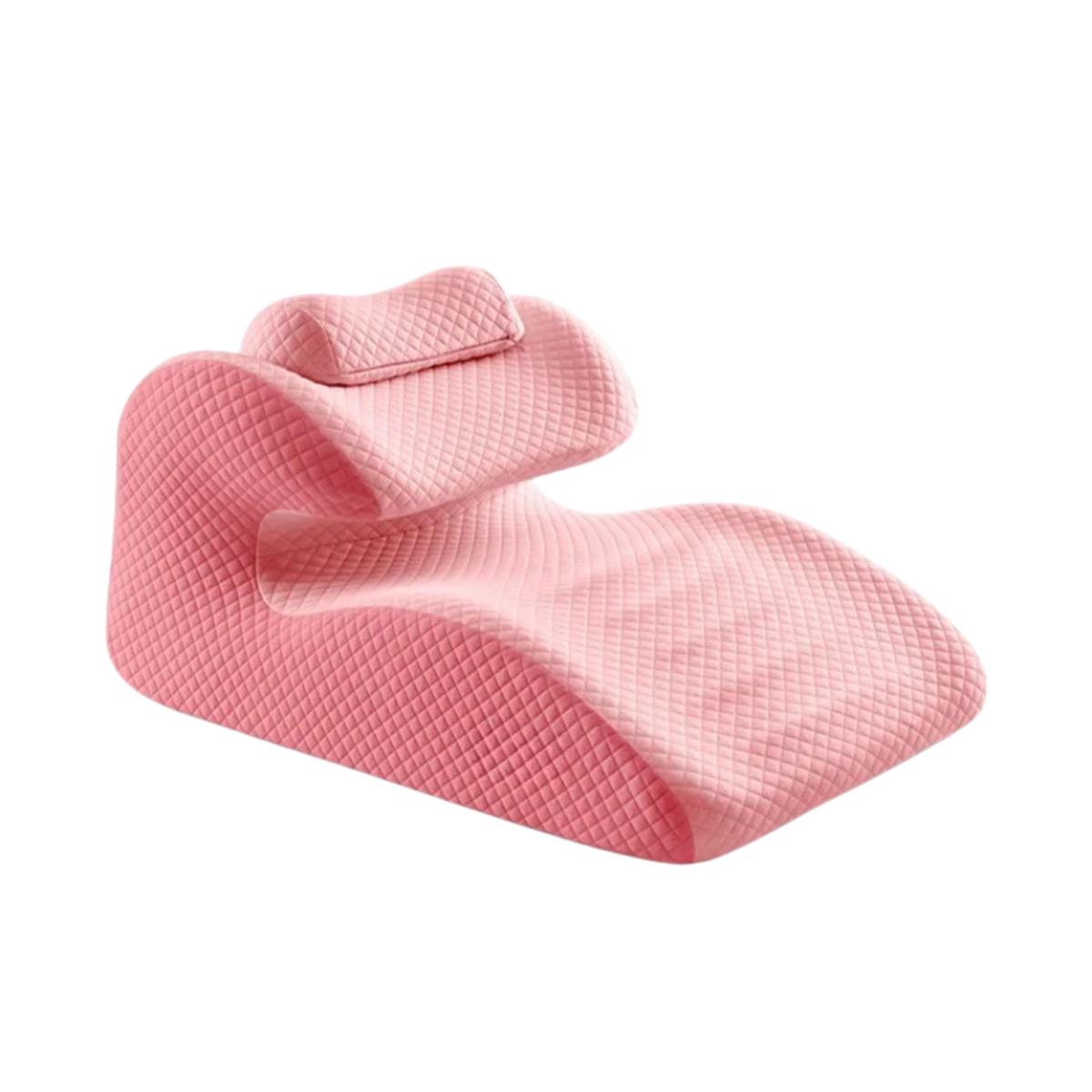 Memory Foam Bed Wedge Pillow – Back And Leg Support Cushion for Sleep Relief