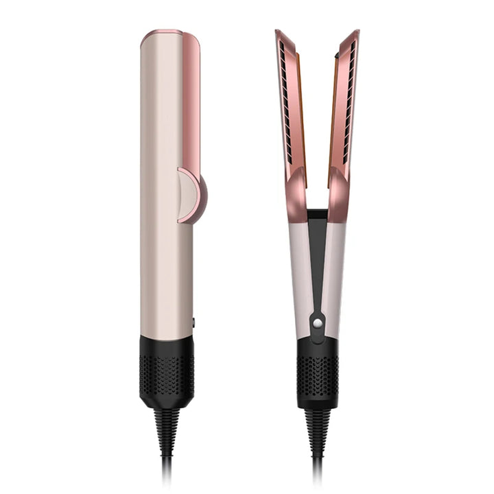 2-in-1 Hair Straightener and Dryer – Professional Flat Iron with Negative Ions