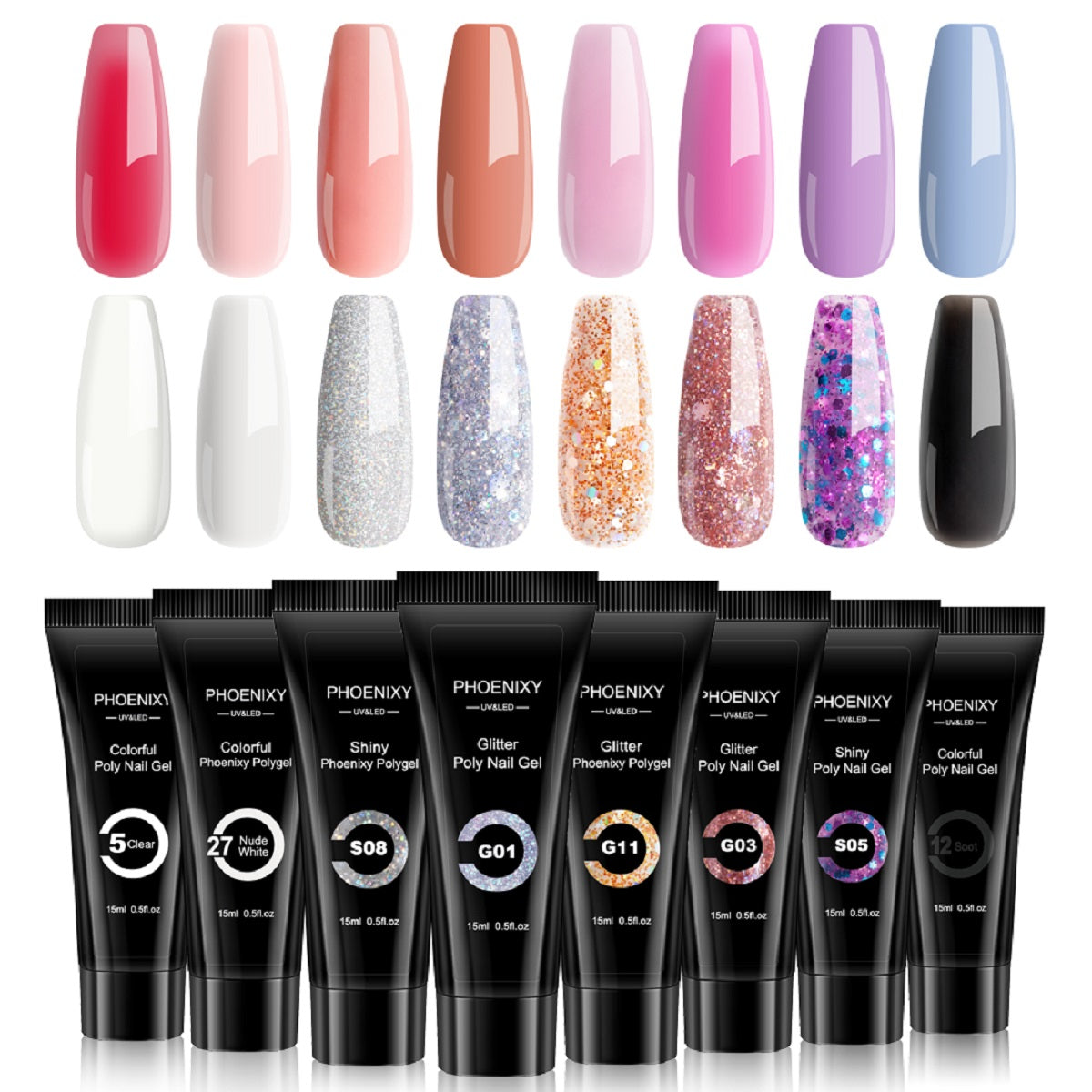 Poly Nail Gel Set