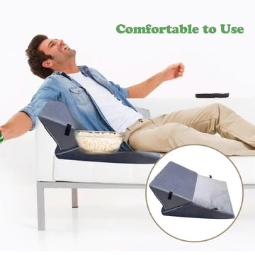 Memory Foam Wedge Pillow Leg Back Pain Support